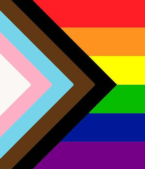 LBGTQ+ progressive flag